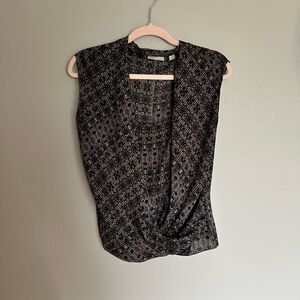New York & co black Aztec blouse